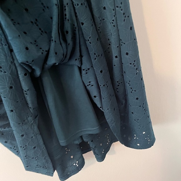 Fig Green Eyelet Dress Womens XL - Picture 9 of 11